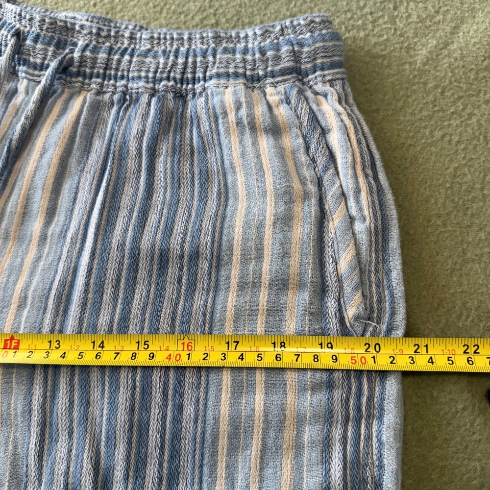 Dylan sundance Striped Drawstring Cotton‎ Shorts Size M - Picture 3 of 6